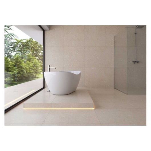 Porcelanato Eliane Iseo Marfim Externo 90x90cm Retificado - Imagem principal - 3cbdbb45-8d99-47ee-a753-55baa8f1c99d