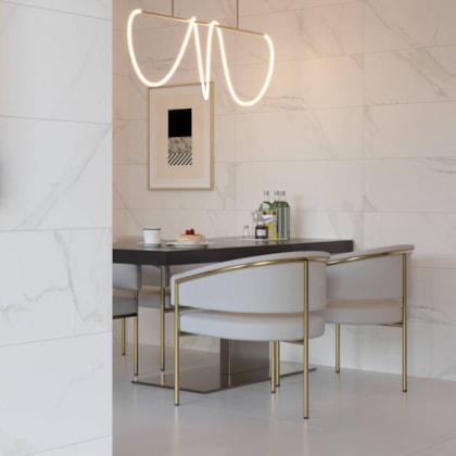 Porcelanato Eliane Khali Off White Acetinado 84x84cm Retificado
