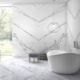 Porcelanato Eliane Marmo Branco Polido 80x160cm Retificado  - 9a89a0aa-866a-4085-840d-bf49587848be