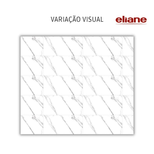 Porcelanato Eliane Marmo Branco Polido 80x160cm Retificado - Imagem principal - 0bbbcd3e-2d4f-4d09-9d62-92c45b0dd241