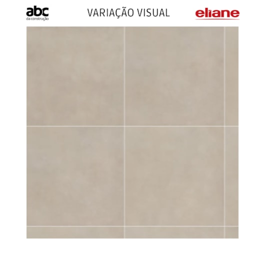 Porcelanato Eliane Munari Cimento Acetinado 120x120cm Retificado - Imagem principal - 8d41db5c-f5da-4c17-bf80-580e8a28cc73