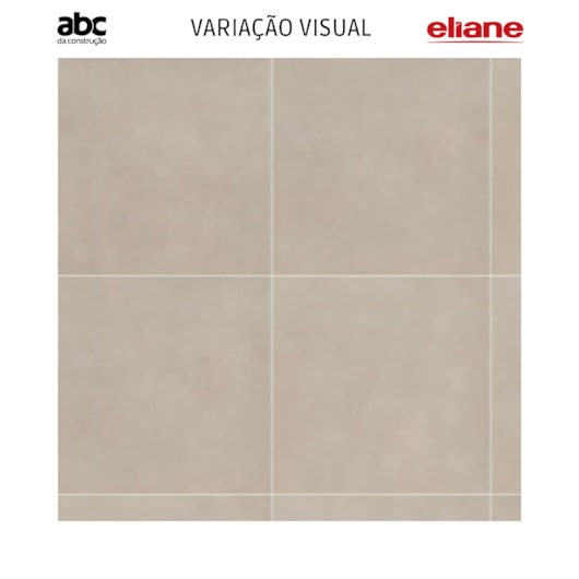 Porcelanato Eliane Munari Cimento Cinza Acetinado 120x120cm Retificado  - Imagem principal - 102fff8e-8080-4faa-a52d-7ee49e811e86