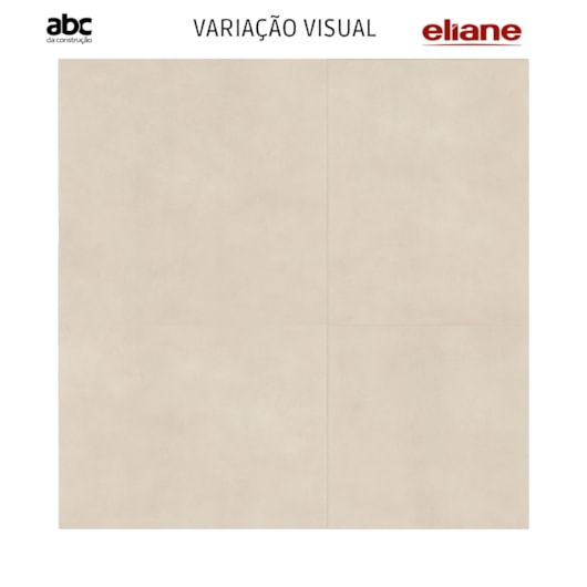 Porcelanato Eliane Munari Marfim Acetinado 120x120cm Retificado  - Imagem principal - 55858a10-50e1-49be-9ee1-b2f8f7e51d4b