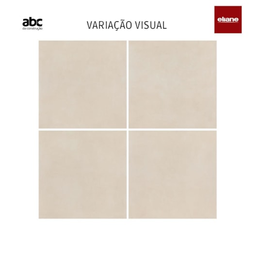 Porcelanato Eliane Munari Marfim Acetinado 90x90cm Retificado - Imagem principal - ef367208-1699-48c7-afdc-32e9d870b4ee