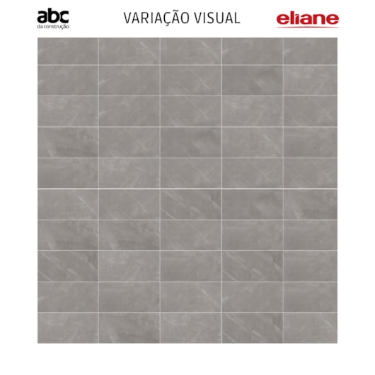 Porcelanato Eliane Pulpis Gray Acetinado 60x120cm Retificado  - Imagem principal - 8dae5edb-ec38-48a7-a6a5-c1e28723f81a