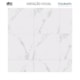 Porcelanato Elizabeth Le Blanc Mámore Acetinado 84x84cm Retificado - 67be9bca-91ba-4738-9dc0-605a087c40aa