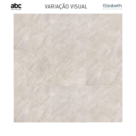 Porcelanato Elizabeth Luxury Bege Acetinado 84x84cm Retificado - Imagem principal - 4e323525-90ff-4f5f-86ce-fc40f0e8d0f6