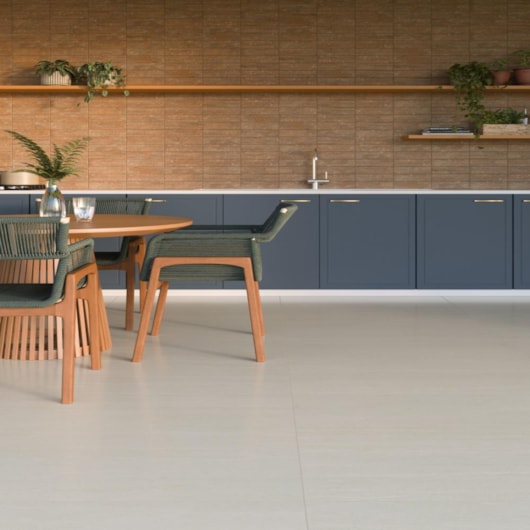 Porcelanato Elizabeth Ouro Clássico Acetinado 100x100cm Retificado - Imagem principal - d53e8fdd-ebaf-4bc5-8843-c50301384e48