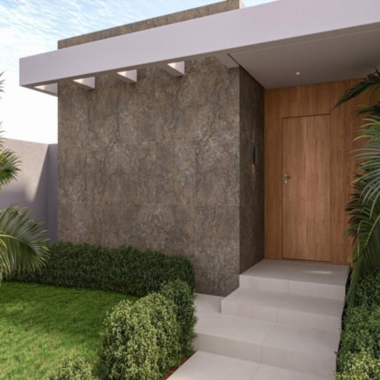 Porcelanato Elizabeth Petrus Black Resistente Ao Escorregamento 84x84cm Retificado