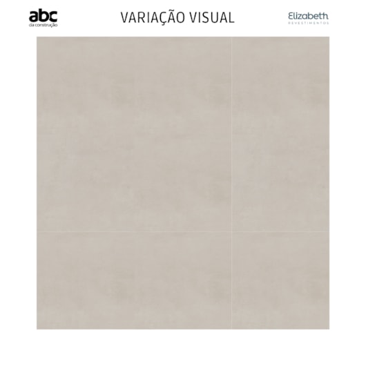 Porcelanato Elizabeth Urban Soft Acetinado 84x84cm Cinza Retificado  - Imagem principal - 85d9833e-706e-4951-adaa-cdcdfa1c957c