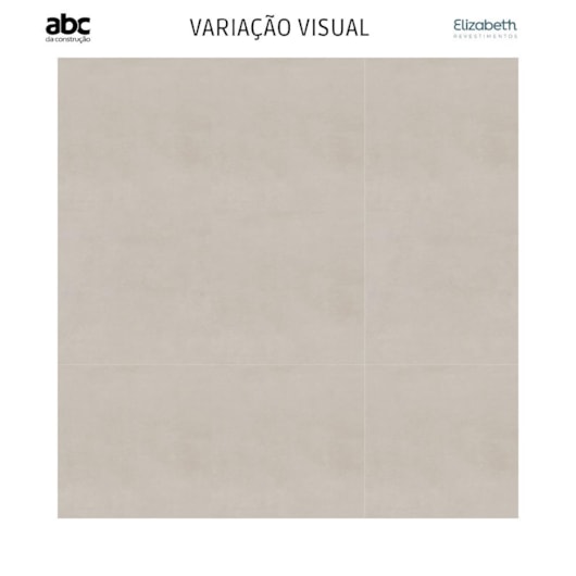 Porcelanato Elizabeth Urban Soft Acetinado 84x84cm Cinza Retificado - Imagem principal - d7800193-d23b-418f-bf46-2d3b3e50e0f8