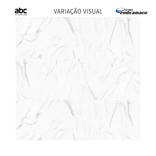 Porcelanato Embramaco Calacata Gold Plus 83031 Acetinado 83x83cm Retificado  - Imagem principal - bdf31af9-6d72-4a2d-9fd3-add6405230eb