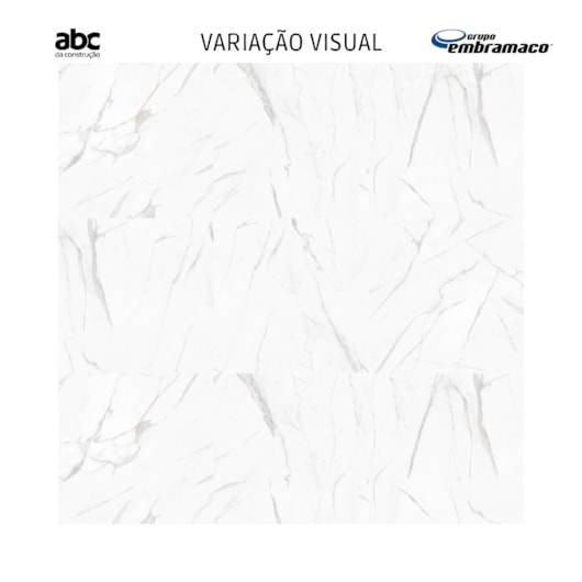 Porcelanato Embramaco Calacata Gold Plus 83031 Acetinado 83x83cm Retificado - Imagem principal - 4c7ff239-651d-4f52-a4e7-f3dc2ef2b957