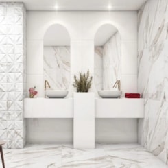 Porcelanato Embramaco Calacata Premium Plus 83039 83x83cm Retificado