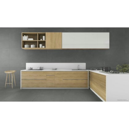 Porcelanato Embramaco Cotton Gray Out 94014 Externo 94x94cm Retificado