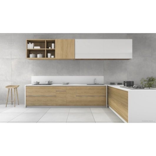 Porcelanato Embramaco Cotton Off White Lux  P94506 94x94cm Retificado - Imagem principal - 6c5bcb07-5c21-48f2-b174-f094e3096e12