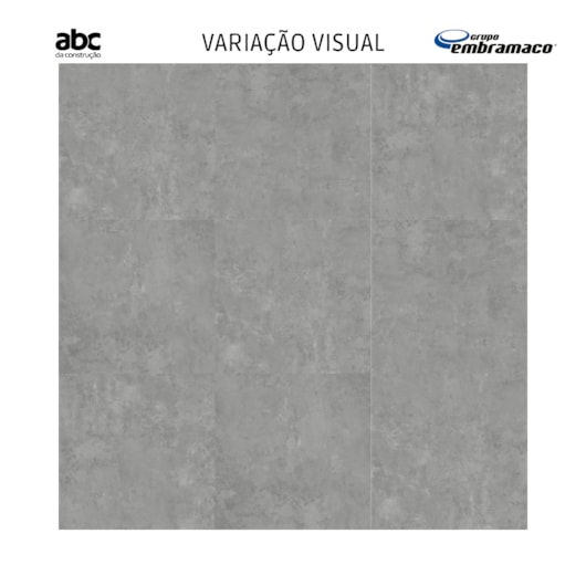 Porcelanato Embramaco District Gray Out Plus Externo 83x83cm Retificado - Imagem principal - 192256e2-c457-4281-ad98-e1a2b59ca3b3