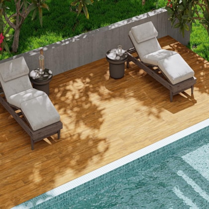 Porcelanato Embramaco Ébano Relevo Out Hard 20x122cm Retificado