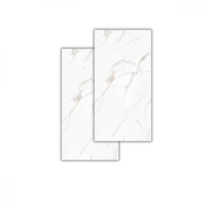 Porcelanato Embramaco Gran Calacata Gold Acetinado 62x122cm Mármore Retificado 