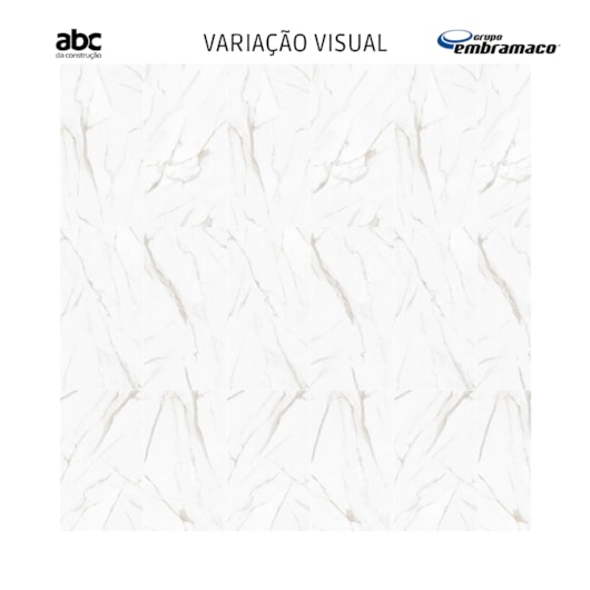 Porcelanato Embramaco Gran Calacata Gold Acetinado 62x122cm Mármore Retificado  - Imagem principal - fc15535d-9684-4133-86c2-b0c1e09ffe76