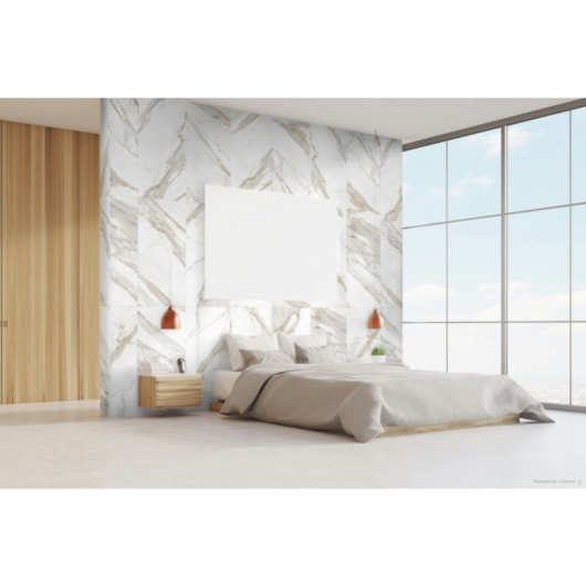 Porcelanato Embramaco Gran Calacata Premium Lux Polido 62x121cm Retificado  - Imagem principal - 2a27cc4c-83c6-418e-8611-e80305ce6792