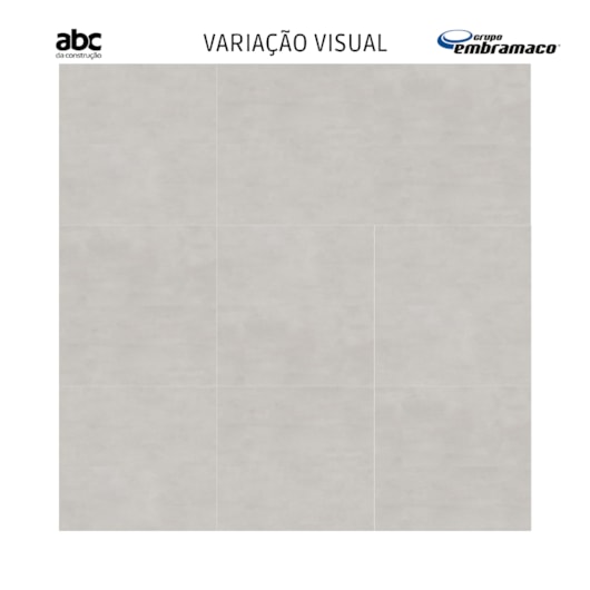 Porcelanato Embramaco Gran Carbon Off White Acetinado 62x122Cm Retificado  - Imagem principal - f3f8fae2-1040-43a7-b5ce-0222b71df009