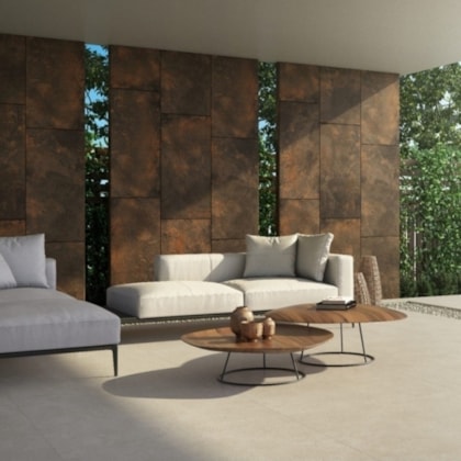 Porcelanato Embramaco Gran Cortén Steel 62x122Cm Retificado