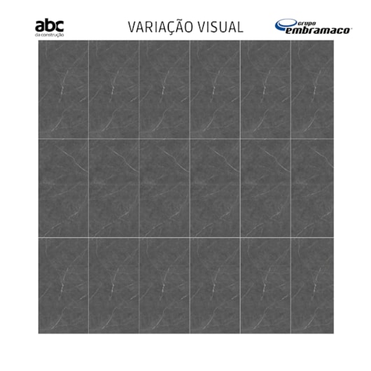 Porcelanato Embramaco Marmi Grafite Lux Polido 62x121Cm Retificado  - Imagem principal - a5b67bea-3d0d-4566-9a9b-5a49f1976730