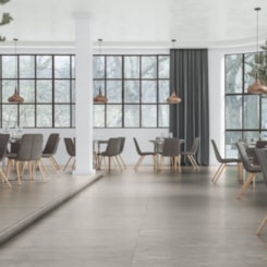 Porcelanato Embramaco Master District Gray 123002  Acetinado 123x123cm Retificado