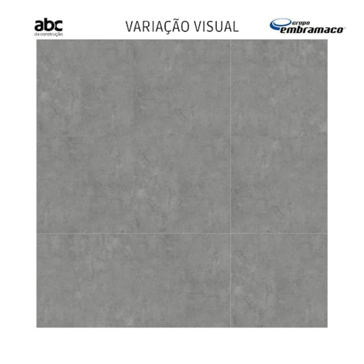Porcelanato Embramaco Master District Gray 123002  Acetinado 123x123cm Retificado - Imagem principal - 191defd8-55dd-4b05-b734-f54c59718d4a