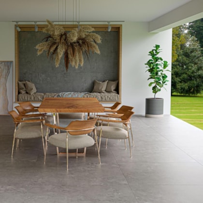 Porcelanato Embramaco Master District Gray Out 122x122cm Retificado