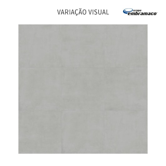 Porcelanato Embramaco Master Gales Gray Acetinado 123x123cm Retificado - Imagem principal - 9363cc7a-42fc-4ccf-ac94-cedcb760622d