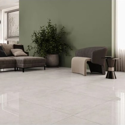 Porcelanato Embramaco Max Cemento Avorio Lux P71253 Polido 71x71cm Retificado