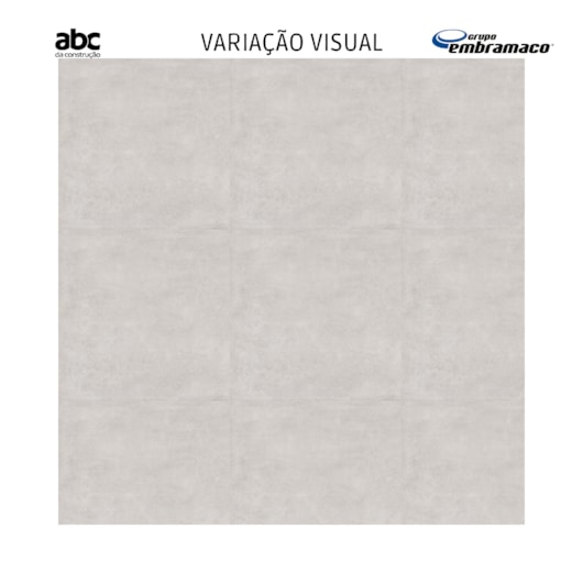 Porcelanato Embramaco Max Cemento Avorio Satiny 71203 71x71cm Retificado - Imagem principal - 0c2618ac-0470-46a5-821c-c00207bd56ea