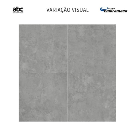 Porcelanato Embramaco Max District Gray 71216 71x71cm Retificado - Imagem principal - 06b05dc9-985c-4efb-923e-e73ae824000d