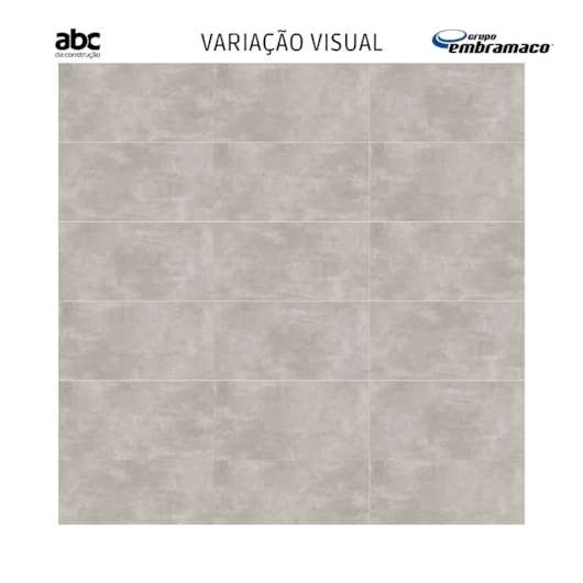 Porcelanato Embramaco Soft Concret Lux Polido 82x82cm Retificado  - Imagem principal - 2f0bd887-5cca-4a63-af6f-bdd5cd038162