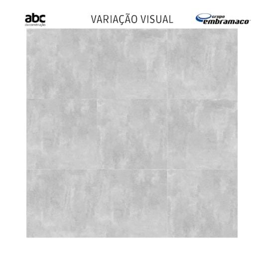 Porcelanato Embramaco Soft Concret Out 83037 Cinza Externo 83x83cm Retificado  - Imagem principal - f544a584-74d1-4318-8c1e-d5d381dde840