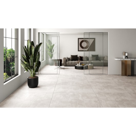 Porcelanato Embramaco Soft Concret Plus Cinza 83029 Acetinado 83x83cm Retificado - Imagem principal - 284d3601-2068-4b6e-8252-ac875fefce8e