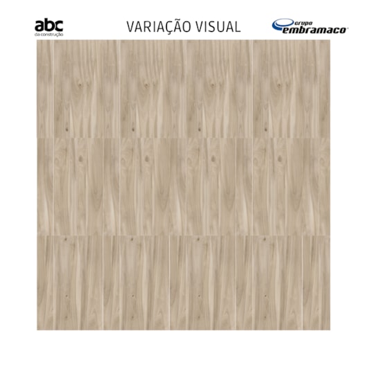 Porcelanato Embramaco Tenessi Beige 20x122cm Retificado  - Imagem principal - 31cc7890-0de8-48b4-b13a-87aa5ee896ba