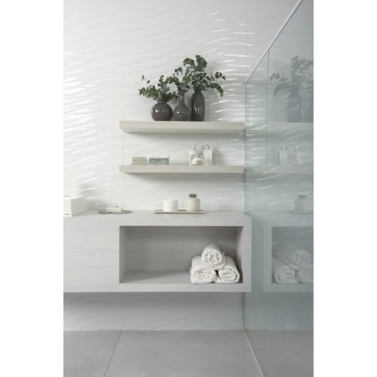 Porcelanato Esmaltado 60x60cm Retificado Nord Cement Natural Cl/re/fa Portobello - Imagem principal - 41143175-7f01-45ca-bbc6-5ab013a67800