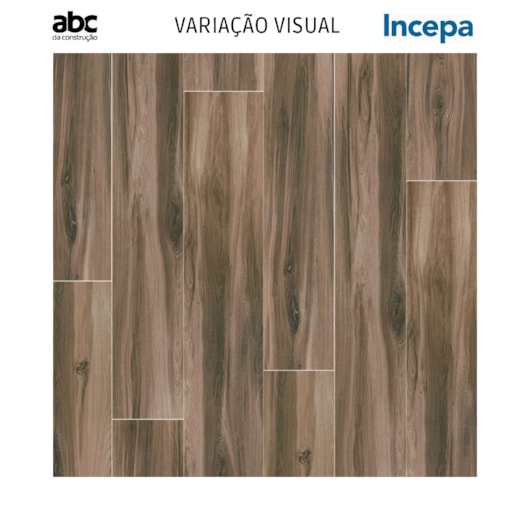 Porcelanato Incepa Arbol Canela Acetinado 7mm 20x120cm Retificado - Imagem principal - 317c730a-1ddc-408f-b318-944d71fc6779