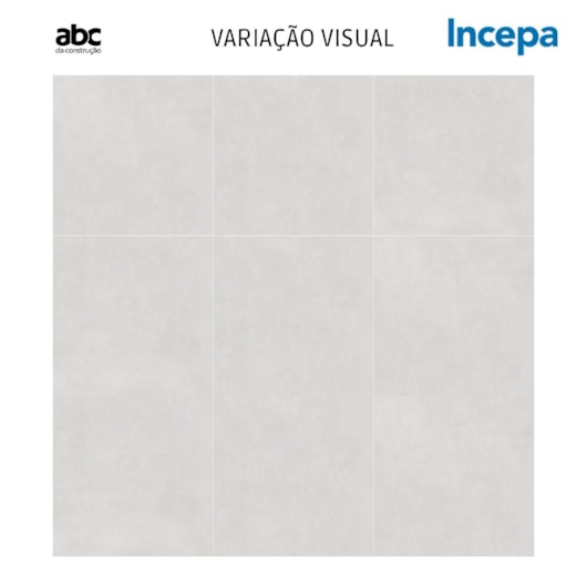 Porcelanato Incepa Lm Urbano Cimento Acetinado 120x120cm Retificado - Imagem principal - 8267a5aa-138e-470c-be0c-a7fd5da7ddc7