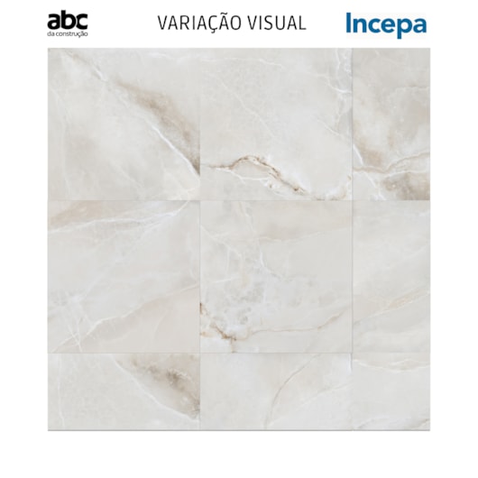 Porcelanato Incepa Onice Acetinado 7mm 90x90cm Retificado - Imagem principal - b9ce4ed1-453b-47b6-86da-465152f09c68