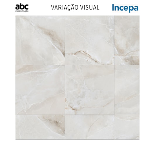 Porcelanato Incepa Onice Acetinado 7mm 90x90cm Retificado - Imagem principal - 213b780f-ba1c-4878-a9e0-acc276cf15b7