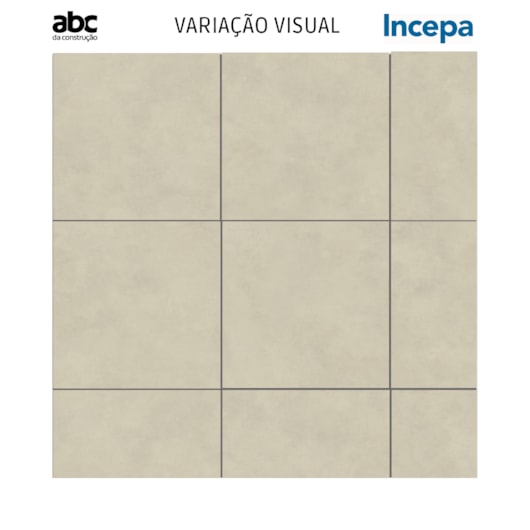 Porcelanato Incepa Polis Cinza Externo 90x90cm Retificado - Imagem principal - 2bb71366-0fb4-4ce2-9170-2d64754e5f15