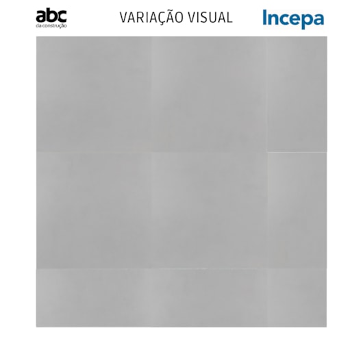 Porcelanato Incepa Pro Cement Acetinado 7mm 90x90cm Retificado - Imagem principal - 119c211b-226b-4088-bec9-595cc1b2e8c9