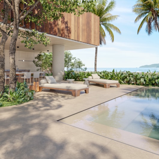 Porcelanato Incepa Solid Sand Acetinado 120x120cm Bege Retificado - Imagem principal - 7e636e84-189f-46d7-8222-0747969123ef