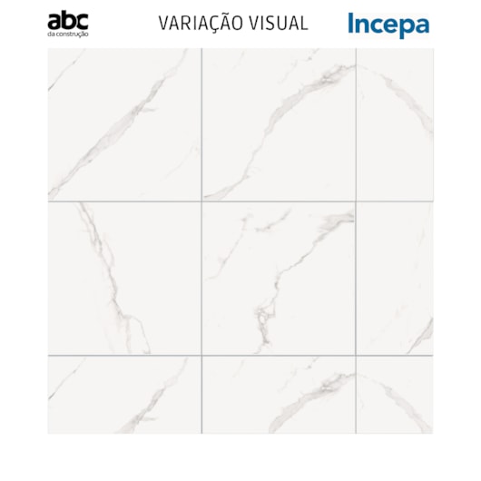 Porcelanato Incepa Venatino Acetinado 7mm 90x90cm Retificado - Imagem principal - d214ed6b-6624-4468-9dbd-3b012d3b3db4