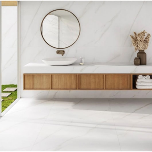 Porcelanato Incesa Aramis White Polido 120x120cm Retificado - Imagem principal - 6afa9bd0-9105-4ac8-be57-6ff201a06171