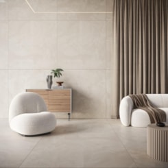 Porcelanato Incesa Dream Off White Cetim Acetinado 80x80cm Retificado